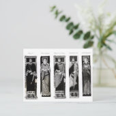 Carte Postale Effigies d'Henri II Eleanor d'Aquitaine (Debout devant)