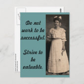 Carte Postale Effort à valoriser (Devant / Derrière)