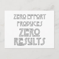 Effort zéro...2