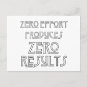 Carte Postale Effort zéro...2 (Devant)