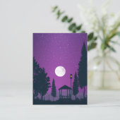 Carte postale Effrayant de la nuit d'Halloween (Debout devant)