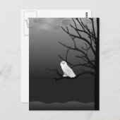 Carte postale Effrayant de la nuit d'Halloween (Devant / Derrière)