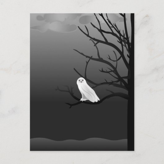 Carte postale Effrayant de la nuit d'Halloween (Devant)