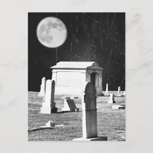 Carte postale éffrayant Graveyard (Devant)