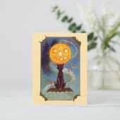 Carte postale éffrayant Vintage Halloween (Debout devant)