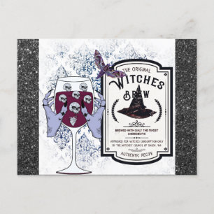 Carte Postale Éffrayante Halloween Salem Massachusetts sorcières