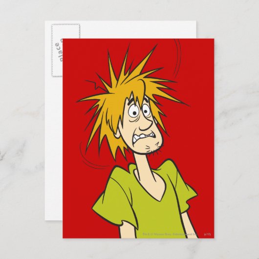 Carte Postale Effrayé (Devant / Derrière)