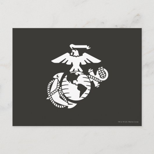 Carte Postale EGA à une couleur - blanc (Devant)