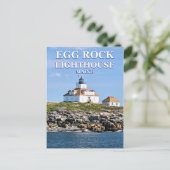 Carte Postale Egg Rock Lighthouse, Bar Harbour Maine Postcard (Debout devant)