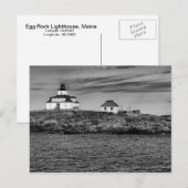 Carte Postale Egg Rock Lighthouse Maine-Postcard (Devant / Derrière)