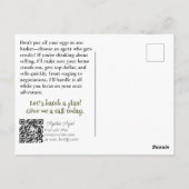 Carte Postale Egg-stra Appelant Immobilier Immo Marketing (Dos)