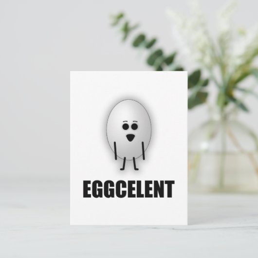 CARTE POSTALE EGGCELENT (Debout devant)