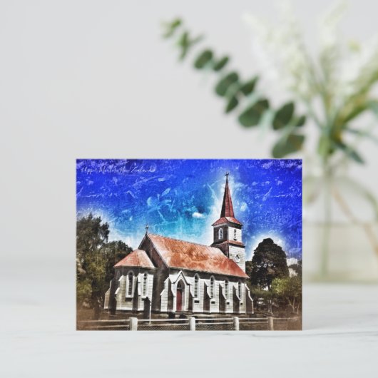Carte Postale église (Debout devant)