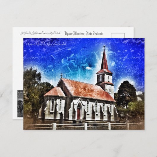 Carte Postale église (Devant / Derrière)