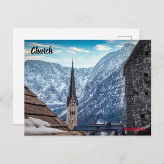 Carte Postale église (Devant / Derrière)