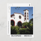 Carte Postale Église à Bucerias Centro Mexico (Devant / Derrière)