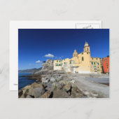 Carte Postale Église à Camogli (Devant / Derrière)