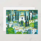 Carte Postale Église à Cassone Gustav Klimt (Devant / Derrière)