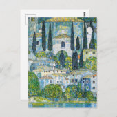 Carte Postale Église à Cassone par Gustav Klimt (Devant / Derrière)