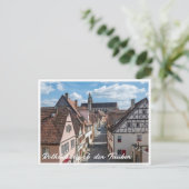 Carte Postale Église à Rothenburg ob der Tauber, Allemagne (Debout devant)