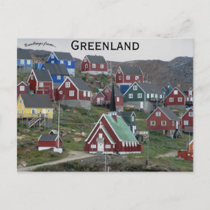 Carte Postale Église à Upernavik Groenland