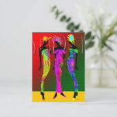 Carte Postale Église afrocentrique du dimanche (Debout devant)