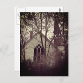 Carte Postale Église ancienne abandonnée (Devant / Derrière)