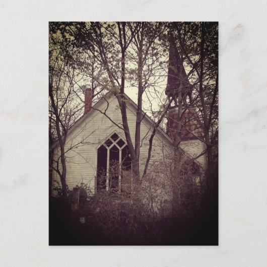 Carte Postale Église ancienne abandonnée (Devant)