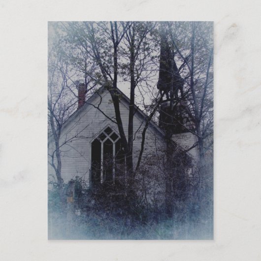 Carte Postale Église ancienne abandonnée (Devant)