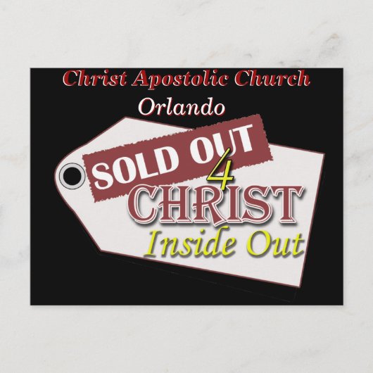 CARTE POSTALE ÉGLISE APOSTOLIQUE CHRIST .. - (Devant)