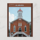Carte Postale Église baptiste Dexter Avenue Montgomery Alabama (Devant)