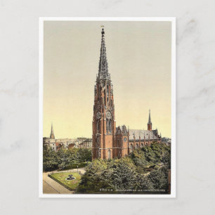 Carte Postale Église, Bremerhafen, Hanovre (c.-à-d. Hanovre), Ge