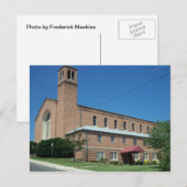 Carte Postale Église catholique (Devant / Derrière)