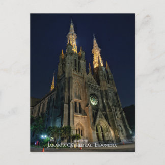 Carte Postale Église catholique de la cathédrale Architecture né
