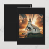 Carte Postale Église chrétienne (Devant / Derrière)