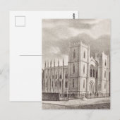 Carte Postale Église chrétienne médiévale (Devant / Derrière)
