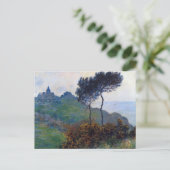 Carte Postale Eglise Claude Monet à Varengeville (Debout devant)