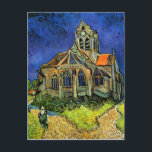 Carte Postale Église d'Auvers Van Gogh<br><div class="desc">Église à Auvers, Vincent van Gogh, Auvers-sur-Oise, juin 1890. Huile sur toile, 94 x 74 cm. Musée d'Orsay à Paris. Vincent Willem van Gogh (30 mars 1853 - 29 juillet 1890) était un artiste postimpressionniste néerlandais. Certaines de ses peintures sont maintenant parmi les oeuvres d'art les plus connues, les plus...</div>