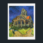 Carte Postale Église d'Auvers Van Gogh<br><div class="desc">Église à Auvers, Vincent van Gogh, Auvers-sur-Oise, juin 1890. Huile sur toile, 94 x 74 cm. Musée d'Orsay à Paris. Vincent Willem van Gogh (30 mars 1853 - 29 juillet 1890) était un artiste postimpressionniste néerlandais. Certaines de ses peintures sont maintenant parmi les oeuvres d'art les plus connues, les plus...</div>