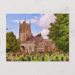 Carte Postale Église d'Avebury