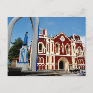 Carte Postale Église de Bantay, Ilocos Sur, Philippines