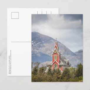 Carte Postale Église de Buksnes Lofoten Norvège