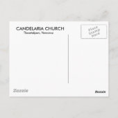 Carte Postale Église de Candelaria-Tlacotalpan, Veracruz (Dos)