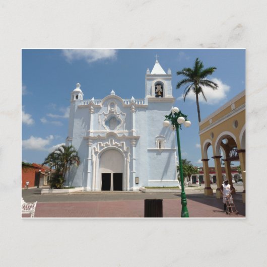 Carte Postale Église de Candelaria-Tlacotalpan, Veracruz (Devant)