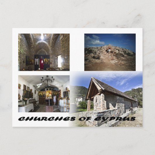Carte Postale église de chypre (Devant)