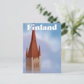 Carte Postale Église de Finlande (Debout devant)