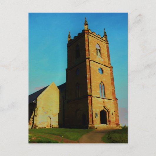 Carte Postale Église de Hanbury (Devant)