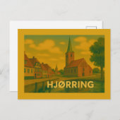 Carte Postale Église de Hjørring Danemark (Devant / Derrière)