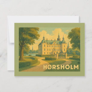 Carte Postale Église de Hørsholm Danemark