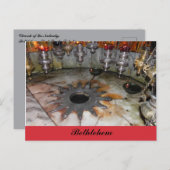 Carte Postale Église de la Nativité Bethléem (Devant / Derrière)